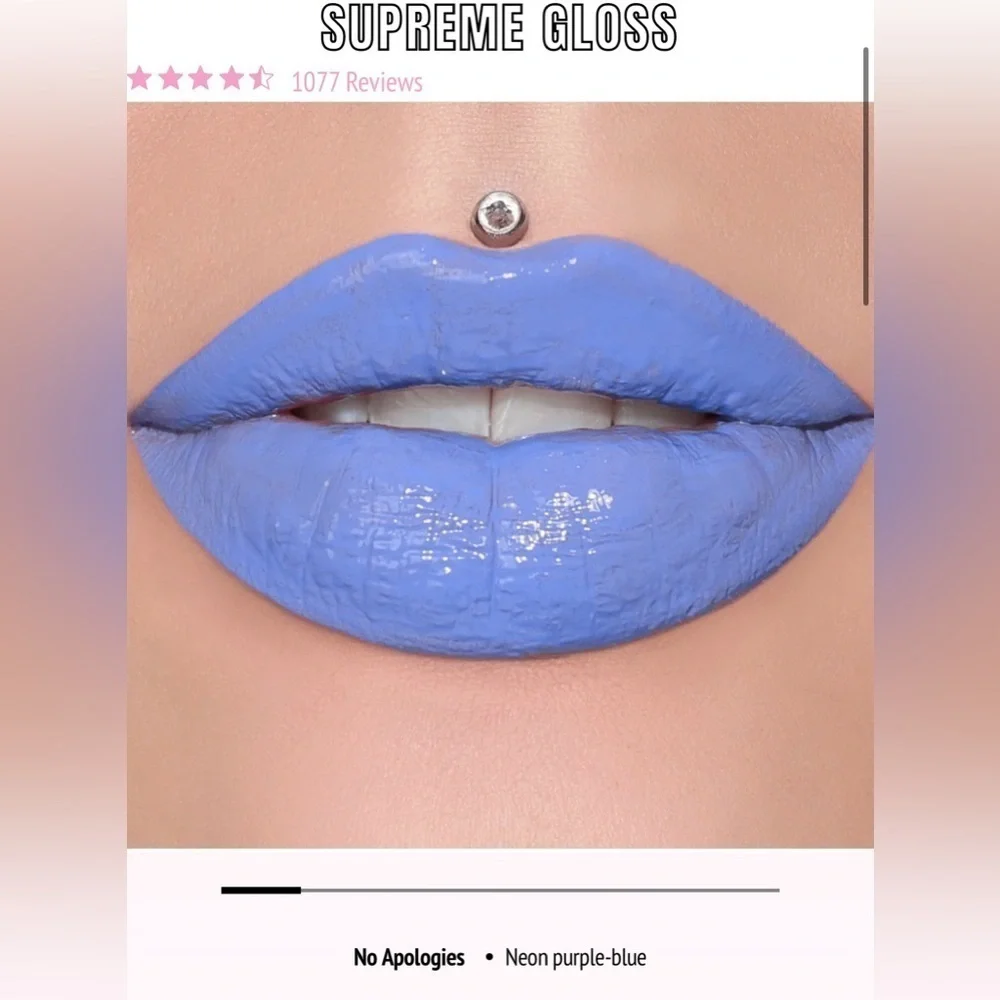 Brand New Jeffree Star Supreme Gloss Full Pigment Lip Gloss in No Apologies